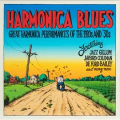 Robert Crumb, Untitled, Silkscreen on BFK Rives Paper, Ca. 2000, "Harmonica Blues"