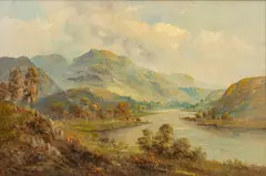 Francis E. Jamieson, Untitled, Oil on Canvas "Valley of the Teith"