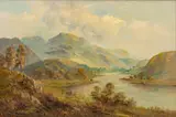 Francis E. Jamieson, Untitled, Oil on Canvas "Valley of the Teith"