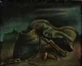 Zubel Kachadoorian, Untitled, Oil on Canvas, "Life And Death"