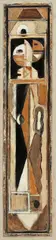 Léonard, Untitled, Mixed Media, Oil on Canvas