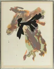 Edward Colker, Untitled, Lithograph in Colors on BFK Wove Paper, "Sign And Symbol"