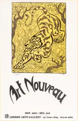 Paul Ranson, London Arts Gallery, circa 1970, Lithograph Exhibition Poster