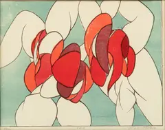 Wolff Buchholz, Postmodernist, 1967, Woodcut Print on Paper