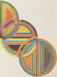 Frank Stella, Untitled, Offset Lithograph in Colors on Paper, 1967, "Lincoln Center Festival Poster"