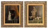Bruce Kimberling, Oils, 1970, on Canvas Still Lifes