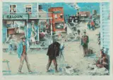 Emil Weddige, Untitled, Lithograph #2/75 "Meeting Place"