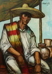 Alberto Vela, Untitled, circa 1965, Oil on Canvas