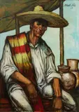Alberto Vela, Untitled, circa 1965, Oil on Canvas