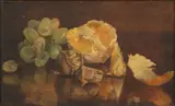 Elise Caron Ives, Untitled, Oil on Canvas Ca. 1893, "Still Life of Fruit"