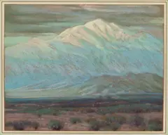 Raymond Nott, Untitled, Pastel on Paper, Untitled Mountain Landscape
