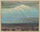 Raymond Nott, Untitled, Pastel on Paper, Untitled Mountain Landscape