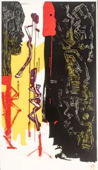 Miles Davis, Untitled, Serigraph in Colors on Wove Paper, 1992, "Roots"