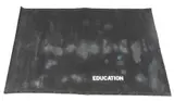 Untitled by Leonard 'Futura' McGurr, Mixed Media Paint on Canvas Banner, October 1991, "Education", sold Oct 2024
