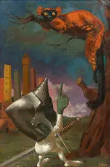 Fausto De Lima, Untitled, Oil on Canvas, "The Dictator"