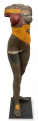 Dan Corbin, Untitled, Mixed Media Sculpture 1998, "Walking"