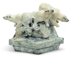 Sherry Salari Sander, Patinated, Bronze Sculpture
