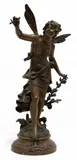 Louis Auguste Moreau, Bronze Patinated Spelter, Sculpture