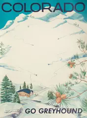 Rod Ruth, for Greyhound Travel, Poster Ca. 1960s