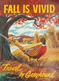 Rod Ruth, for Greyhound Travel, Poster "Fall Is Vivid"