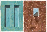 Robert Schefman, Untitled, Watercolor And Pastel on Wove Paper, 1981, "Untitled Abstracts", Group of Two