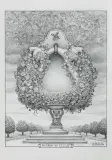 Jacek Yerka, POMNIK KU CZCI "U", ołówek, karton