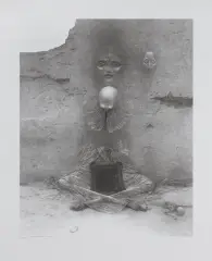 Zdzisław Beksiński, BEZ TYTUŁU, 1973/2003, giclee, papier