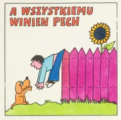 Bohdan Butenko, A WSZYSTKIEMU WINIEN PECH, tusze barwne, papier