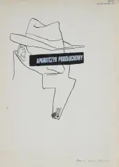 Szymon Tadeusz Kobyliński, APARATCZYK PODSŁUCHOWY, tusz, papier