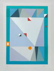 ABSTRAKCJA by Jerzy Nowosielski, 1997, serigrafia, papier, offered Sep 2026