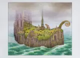 Jacek Yerka, NAWA HERETYKÓW, 2026, kredki, ołówek, karton