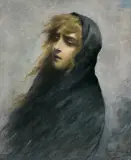 Marya Gażycz, W PODMUCHU, 1895, olej, płótno