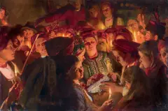 Włodzimierz Tetmajer, OCZEPINY, 1900, olej, płótno