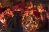 Włodzimierz Tetmajer, OCZEPINY, 1900, olej, płótno
