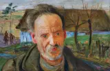 PORTRET MĘŻCZYZNY by Vlastimil Hofman, 1926, olej, deska z dwoma szpongami, offered Jun 2026
