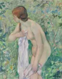 Włodzimierz Błocki, AKT – ŻONA ARTYSTY, olej, płótno
