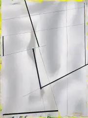 Marian Bogusz, Obraz X, 1977, akryl, aluminium