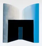 Jan Berdyszak, LXIV, z cyklu „REQUIEM“, 1969, gwasz, tempera, papier naklejony na karton