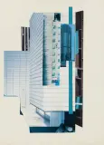 Z CYKLU „ABITARE“ by Tomasz Ciecierski, 2014, collage, akryl, tektura nakl. na deskę oklejoną płótnem, offered Jun 2026