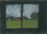 Jacek Sienicki, OKNO, 1998, pastel olejny, papier