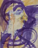 GŁOWA MĘŻCZYZNY by Artur Nacht-Samborski, gwasz, akwarela, papier, sold Jun 2026