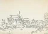 Edward Dwurnik, WARSZAWA - KOŚCIÓŁ WIZYTEK