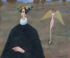 Waldemar Jerzy Marszałek, ANIOŁ, 1999, olej, płótno