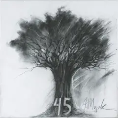 BEZ TYTUŁU by Adam Myjak, 2022, węgiel, płótno, offered Apr 2026
