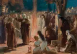 Jan Styka, PIOTR APOSTOŁ W OSTRIANUM, ok. 1900, olej, tektura
