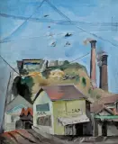 Dora Bianka, BAR DU CAP, 1927, olej, płótno