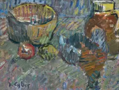 Jan Cybis, MARTWA NATURA, 1971, olej, płótno