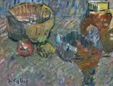 Jan Cybis, MARTWA NATURA, 1971, olej, płótno