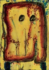 Tadeusz Brzozowski, HUNCWOT, 1971, olej, deska