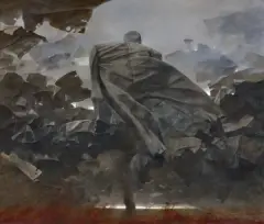 Zdzisław Beksiński, BEZ TYTUŁU, 1972, olej, płyta pilśniowa